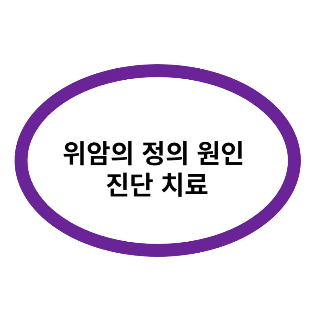 위암의 정의 원인 진단 치료