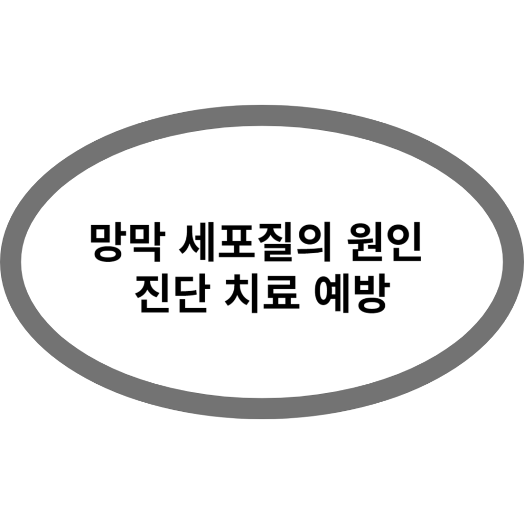 망막 세포질의 원인 진단 치료 예방