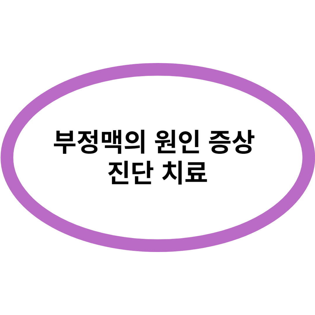 부정맥의 원인 증상 진단 치료